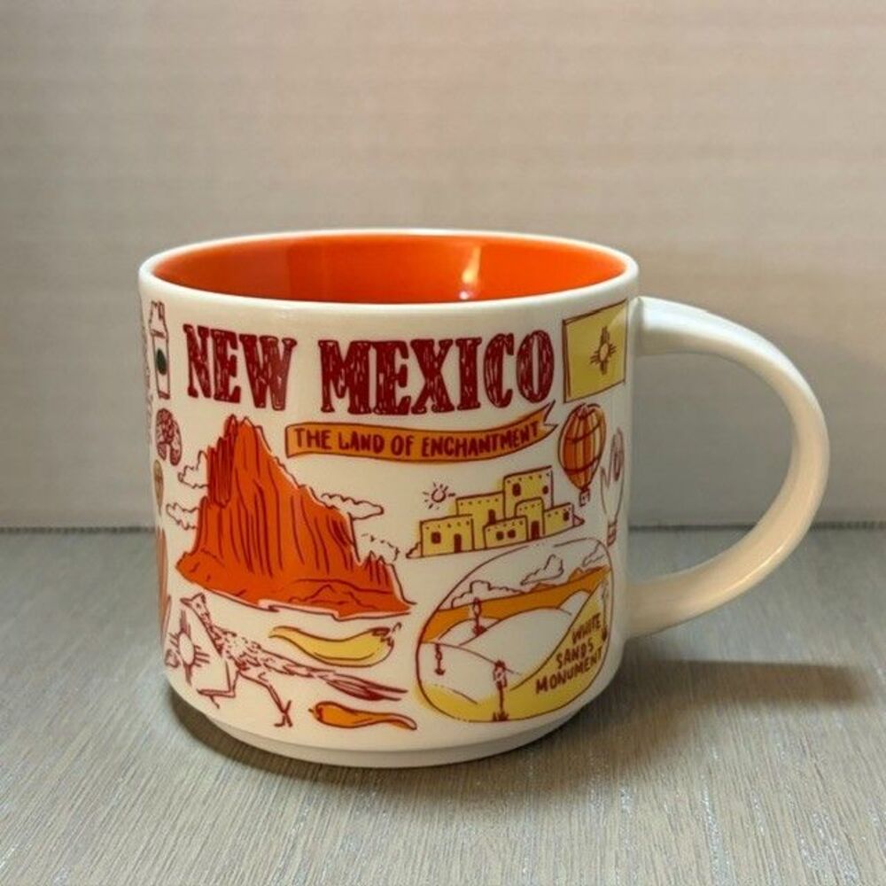 Retired Starbucks New Mexico 14 oz Mug Been There Collection Coffee Tea Cup